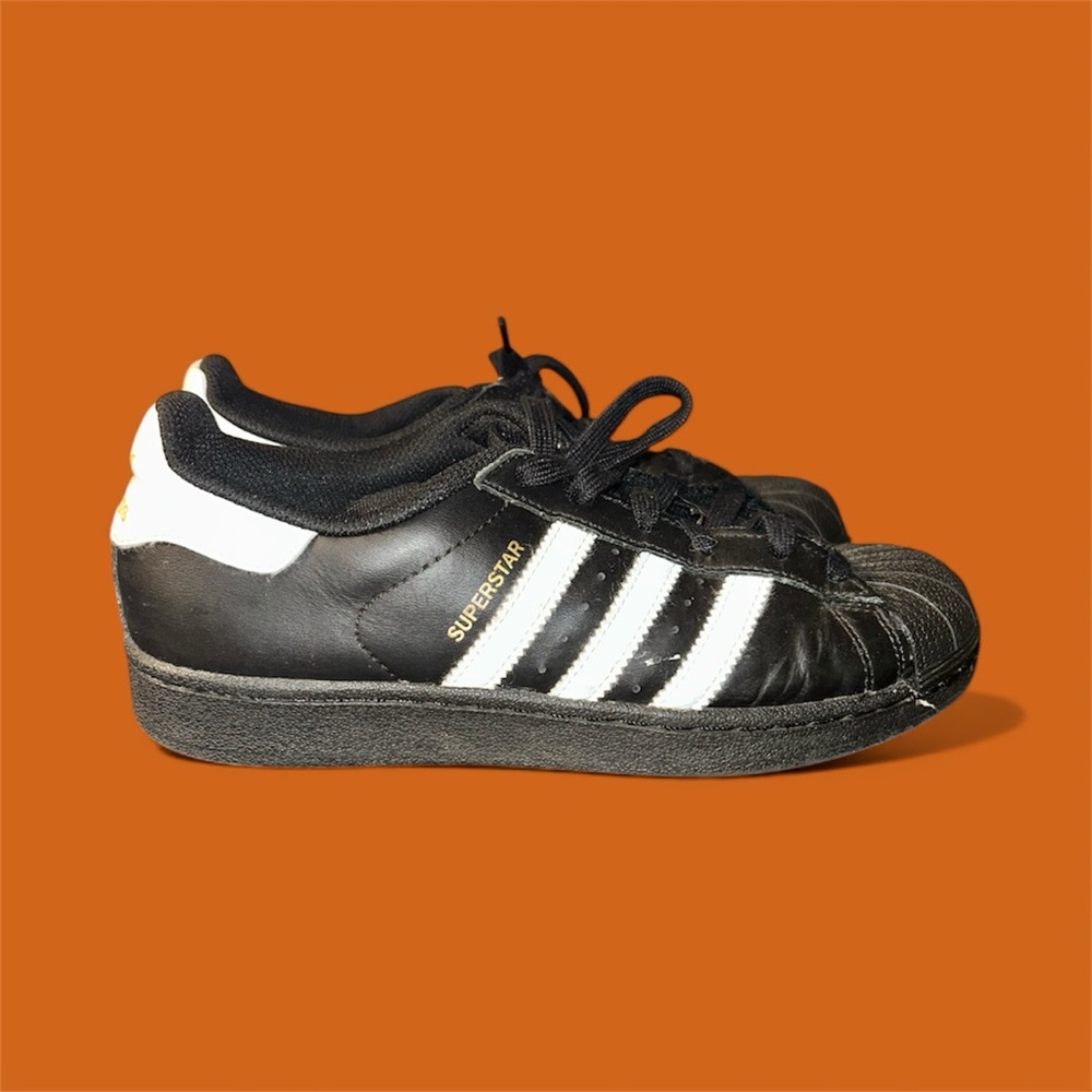 adidas Originals Kid's Unisex Superstar Black/White/Black